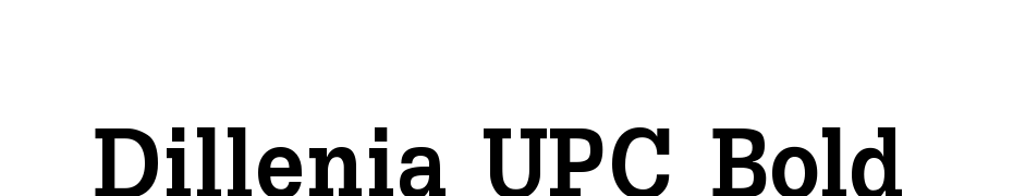 Dillenia UPC Bold Schrift Herunterladen Kostenlos
